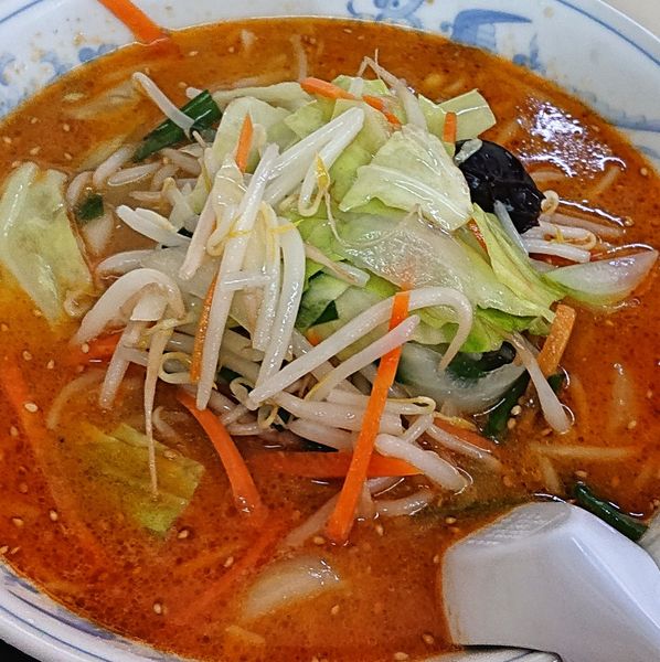 「辛味噌ラーメン(中辛)1000」@佐野青竹手打らーめん 大関の写真