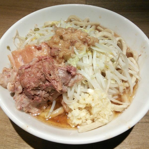 「えびラーメン少なめ　９５０円」@MEN YARD FIGHTの写真