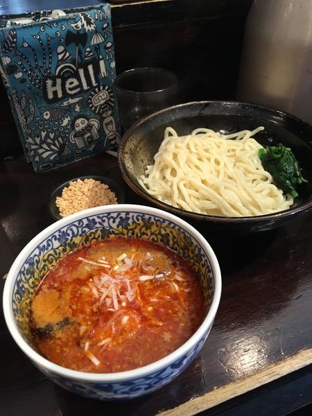 「担々つけ麺(熱盛)」@自家製麺ほうきぼし 神田店の写真