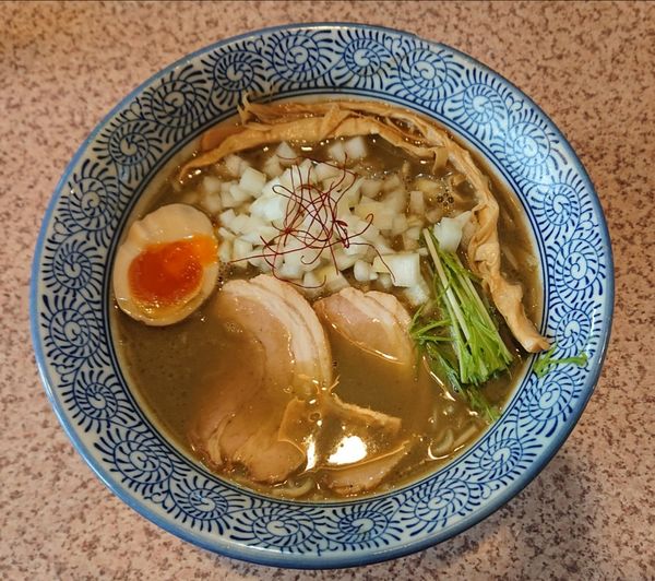 「限定煮干白湯」@麺処 かつ善の写真