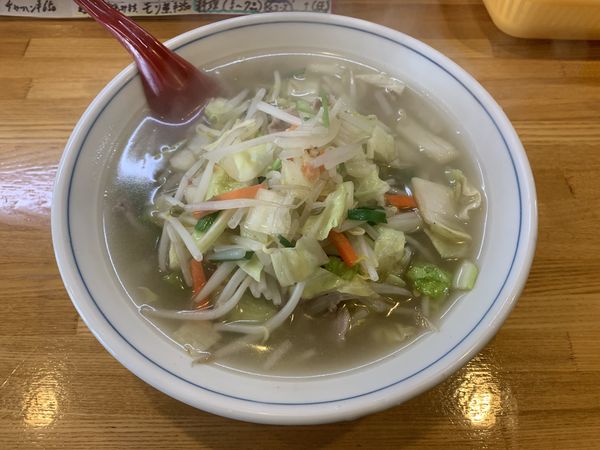 「タンメン 600円」@中華料理 昌龍の写真