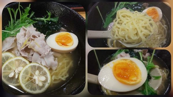 「ゆず塩ラーメン900Yen」@レストラン 花鳥風月の写真