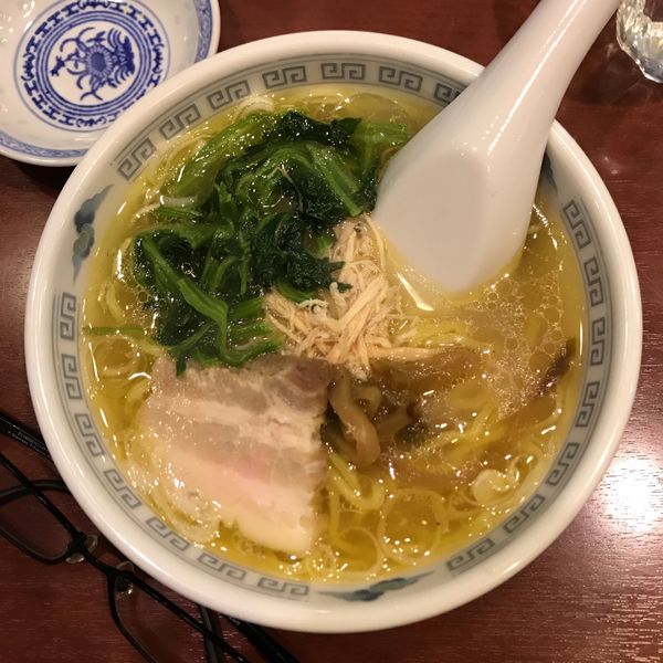 「上湯半麺」@上海餃子 りょう華の写真