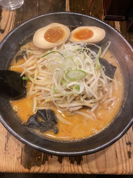 「オロチョン味玉」@北海道らーめん 味源 小岩店の写真