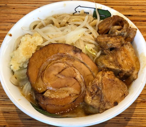 「雷そばとろ豚」@雷 松戸駅東口店の写真