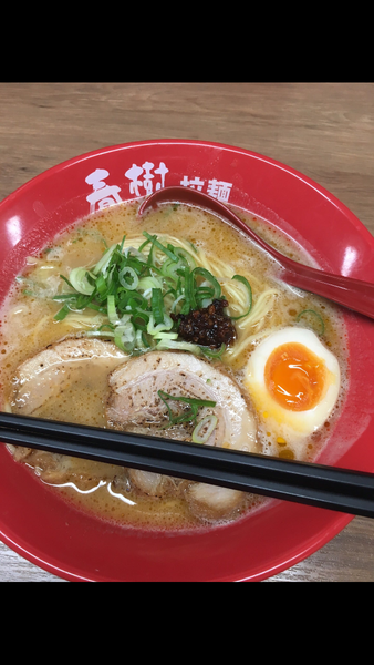 「ラーメン」@エビ豚骨拉麺 春樹 代々木店の写真