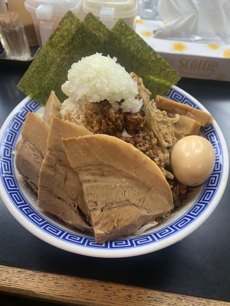 「まぜそば」@山勝角ふじ 南流山店の写真