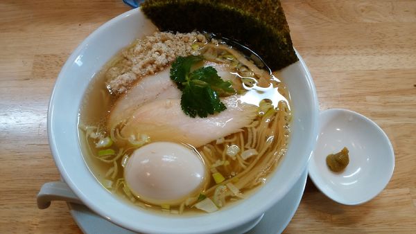 「味玉鶏そば(塩)¥950-」@中華そば ムタヒロ 錦糸町店の写真