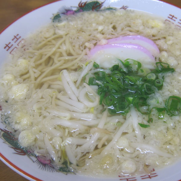 「素ラーメン 500円」@武蔵屋食堂の写真