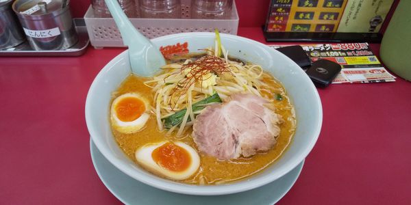 「特製もやし味噌ラーメン」@ラーメン山岡家 ひたちなか店の写真