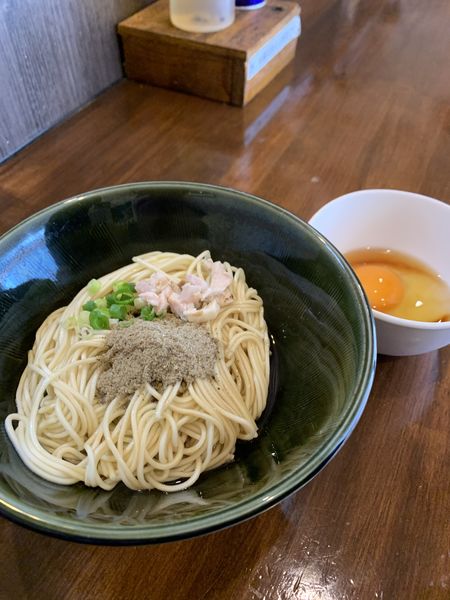 「生和え玉」@煮干し中華蕎麦 山崎の写真