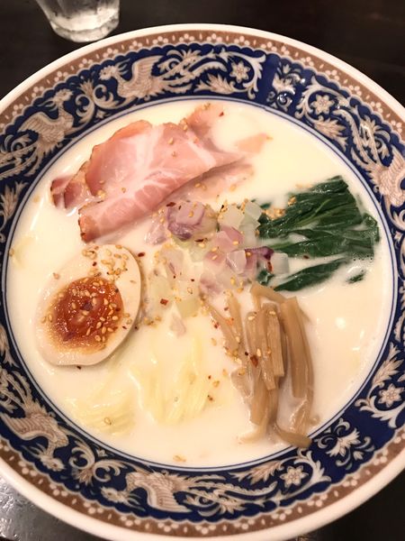 「限定鶏白湯麺」@中村屋の写真