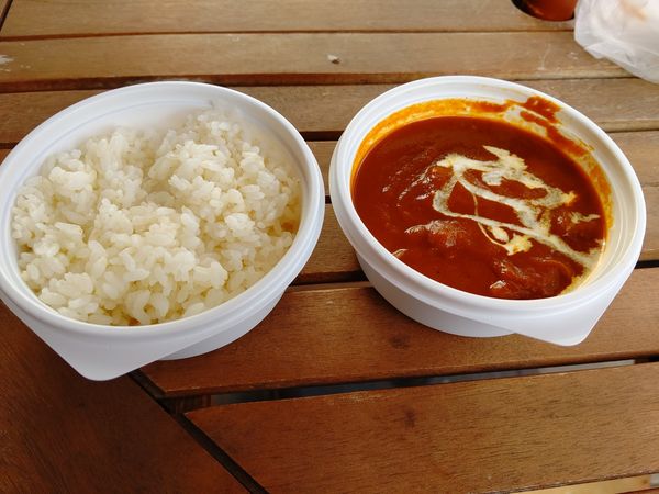 「ポークカレーレギュラーセット(ライス付)850円」@はるカレーの写真