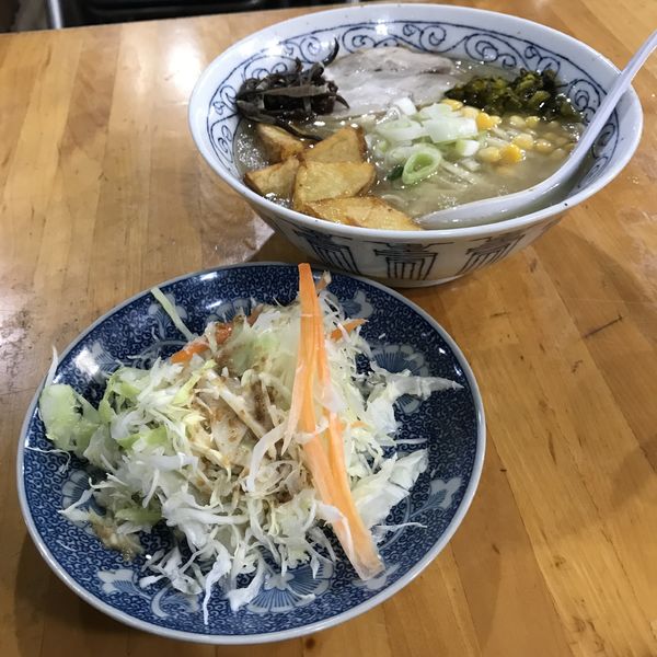 「とんこつラーメン（￥500）※」@味香美の写真