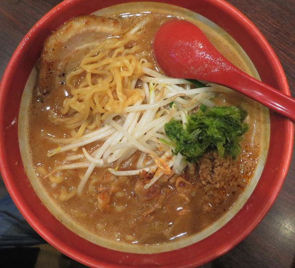 「伊勢味噌+チャーシュー1枚(890円)」@蔵deらーめんの写真