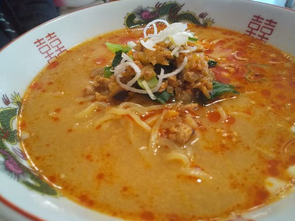 「#担々麺と半炒飯セット #780円」@石川家食堂の写真