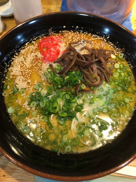 「博多ラーメン中麺 770円」@博多ラーメン かっぱ亭の写真