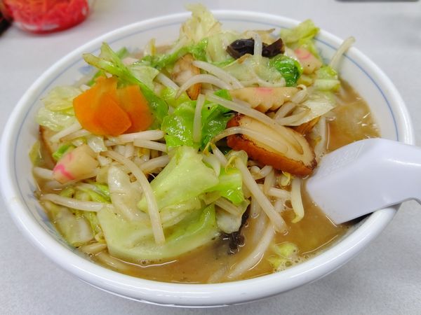 「チャンポンメン(並盛・180g)970円」@長浜ら〜めん とんこつ屋の写真