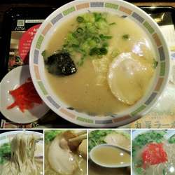 久留米とんこつ丸星ラーメン　650円