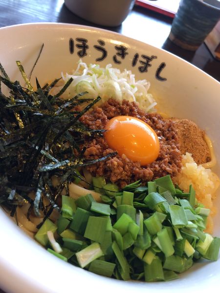「台湾まぜそば」@自家製麺 ほうきぼし 茅ケ崎店の写真