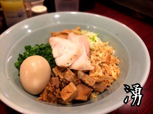 「まぜそば￥800」@佐野らーめん 湧の写真