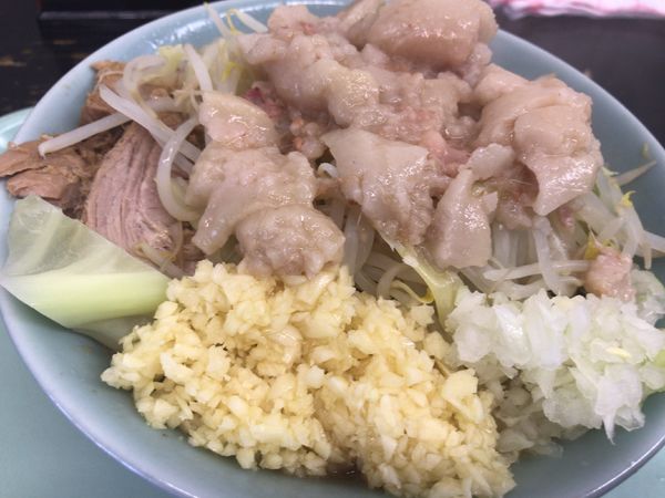 「ラーメン・ニンニクマシマシタマネギアブラ750円」@らーめん 蓮の写真