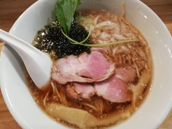 「秋刀魚節そば」@麺屋 白鷺 -shirasagi-の写真