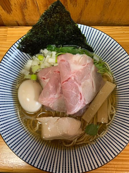 「特製煮干そば　白醤油(960円)」@中華そば よしかわの写真