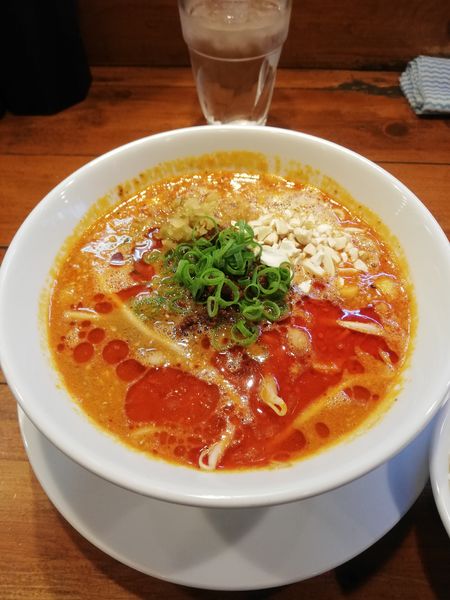 「正宗担々麺　辛さ2  　900円　〆の替え飯100円」@成都正宗担々麺 つじ田の写真