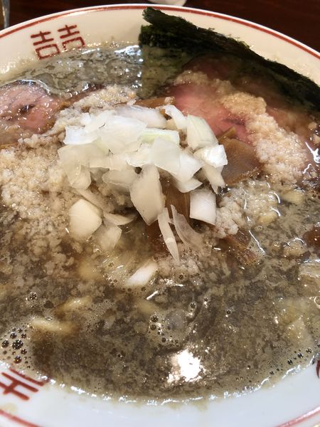 「背油煮干しそば」@らーめん 五ノ神精肉店 煮干し編の写真