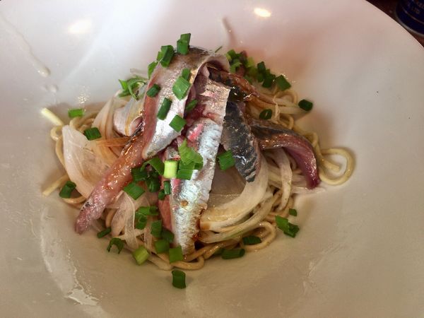 「いわしそば 450円」@寿製麺よしかわ 保谷店の写真