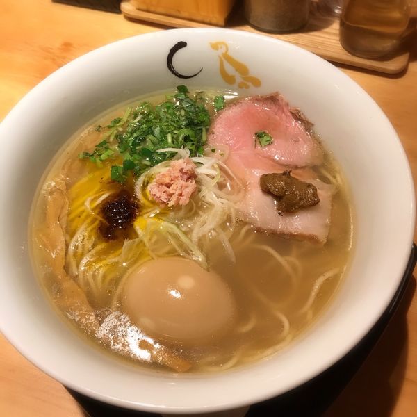 「味玉塩そば」@SOBAHOUSE 金色不如帰 新宿御苑本店の写真