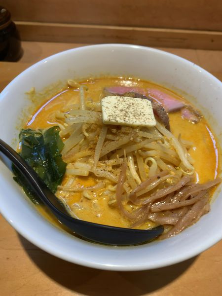 「みそカレー牛乳ラーメン」@麺匠 喜楽々の写真