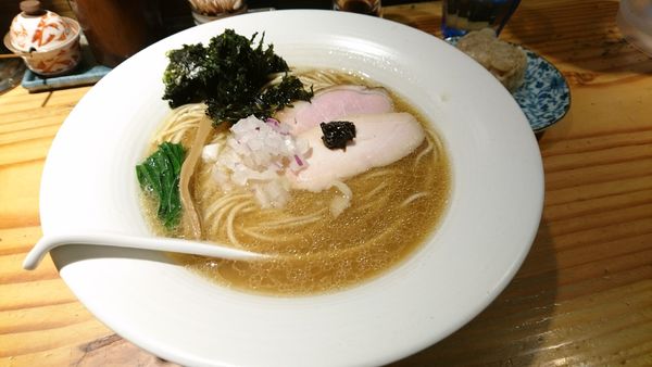 「【夜】鯛白湯そば」@麺処 篠はらの写真