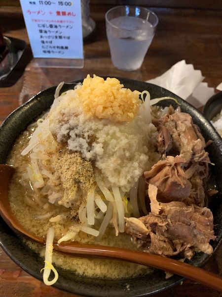 「にぼ二郎　野菜、脂マシ」@凌駕Ninjaの写真