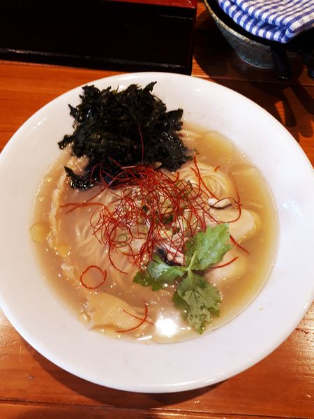 「【数量限定】ゆず香る牡蠣塩そば880円」@麺屋 真心の写真