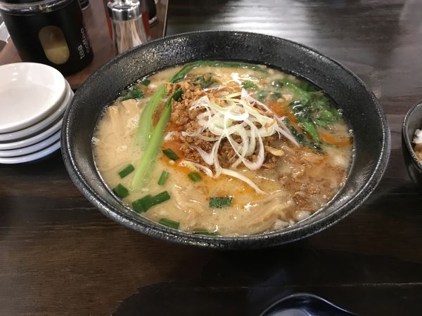 「味噌坦々麺」@半チャンラーメン たまぞう 下柚木店の写真