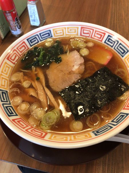 「ラーメン➕麺固め」@中華そば やませんの写真