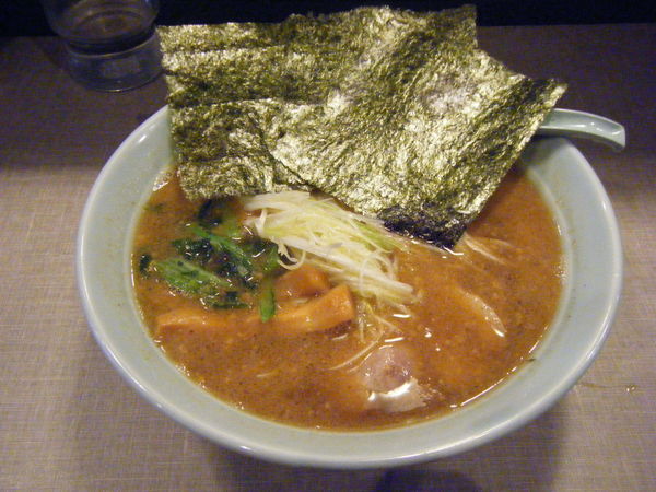 「和風だしラーメン（ネギトッピング）」@拉麺 柿家の写真