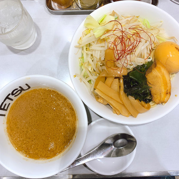 「海老味噌つけめん＋味玉」@つけめん102 大宮店の写真