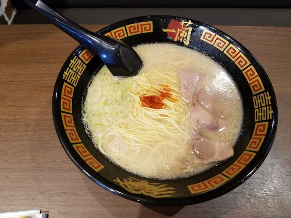 「豚骨白ねぎ」@一蘭 古賀SA店の写真