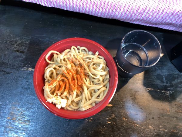 「A麺　茹で前200g　450円」@まさ屋の写真