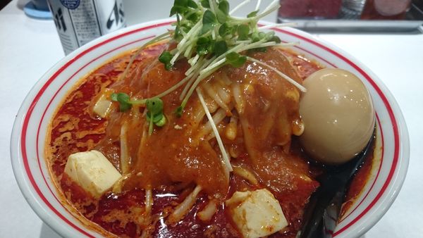 「北極の火山 辛さ3倍 味玉」@蒙古タンメン 中本 錦糸町店の写真