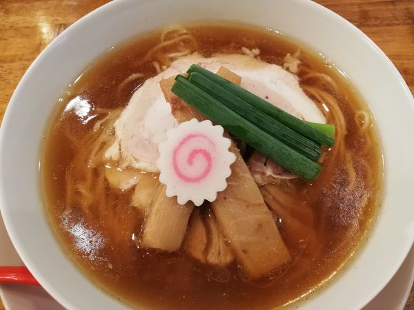 「大和肉鶏と会津地鶏の中華そば」@味六屋の写真