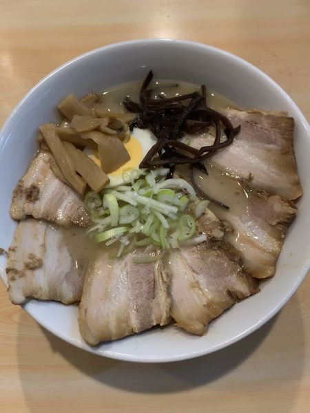 「チャーシュー麺」@長州ラーメン 万龍軒 新町店の写真