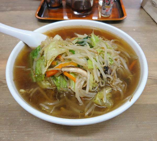 「野菜らぁめん大盛」@手打ちらぁめん 足利麺 太田・尾島店の写真