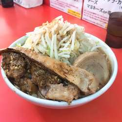 ラーメン中/テキサスステーキ/野菜ちょいマシ