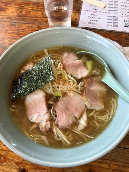 「ネギチャーシューメン¥830＋税　大盛り¥120＋税」@大衆食堂○栄の写真