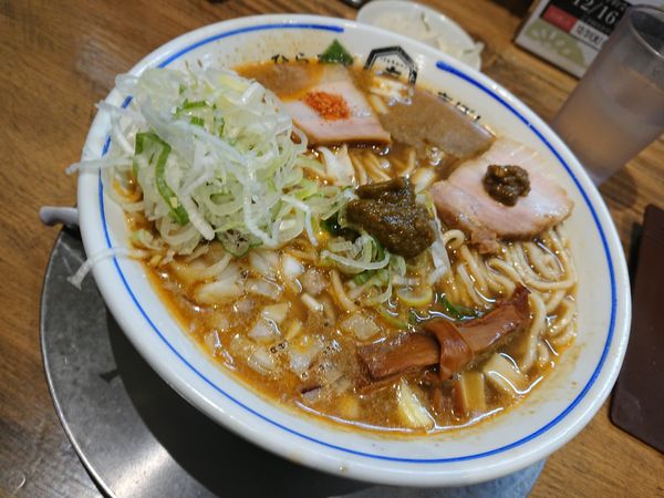 「期間限定 辛い煮干ソバ  ねぎだく 830円」@中華そば ひらこ屋 㐂ぼしの写真