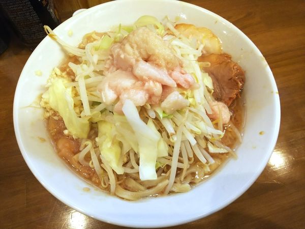 「小ラーメン　ニンニクアブラ　700円」@ラーメン二郎 前橋千代田町店の写真